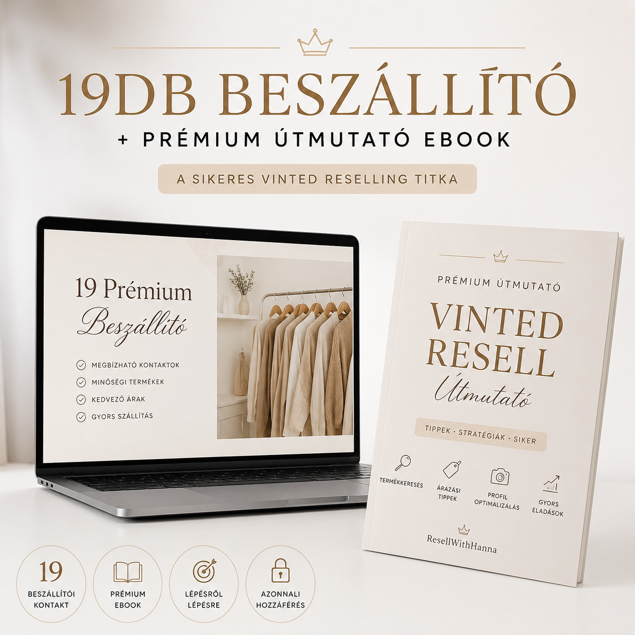 19db beszállító + Teljes reselling útmutató ebook